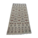 Tapis blanc berbère traditionnel multicolore 200×105cm