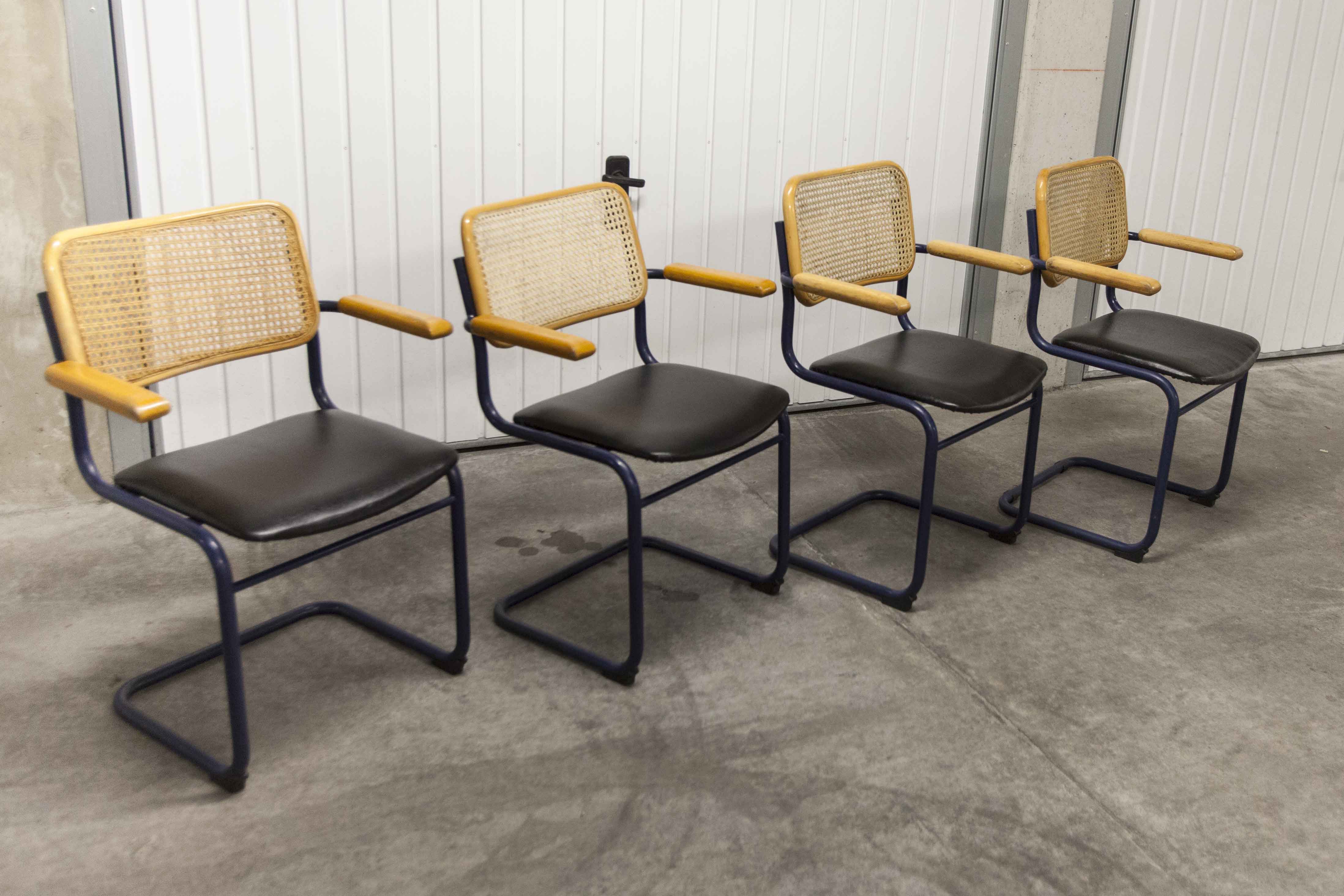 Lot of 4 armchairs creation Inova Paris