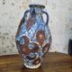 Filigree vase, ceramic, leather, enamel and metal, 19th century - Safi, Morocco