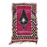 Pink Boucherouite carpet - 109 x 170 cm