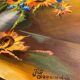 Peinture nature morte à l’huile tournesol