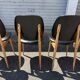 (Lot) 5 Chaises Pégase, Pierre Gurariche pour Baumann