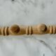 Vintage turned wooden coat rack or hook