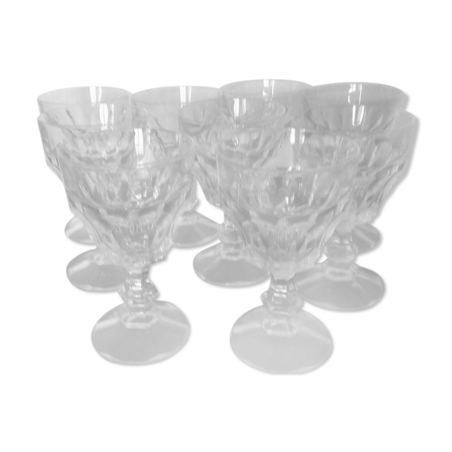Set of 9 wine or water glasses