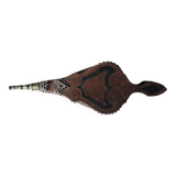 Old bellows in wood & brass marquetry