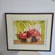 Litographie originale Michel-Henry "Bouquet Rouge"