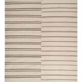 Vintage Anatolian Striped Hemp Kilim Rug