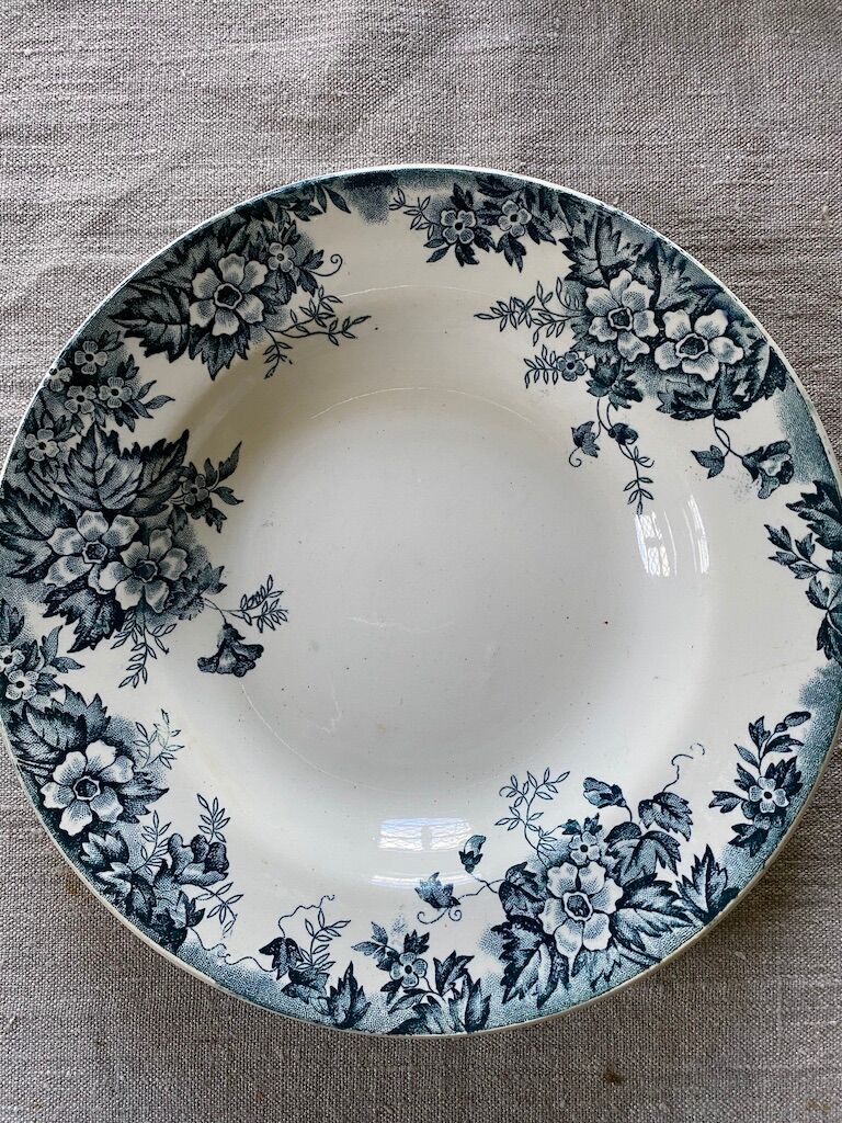 6 plates hollow iron earth "Marie Louise"
