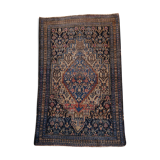 Old handmade carpet Senneh 93 x 59 cm