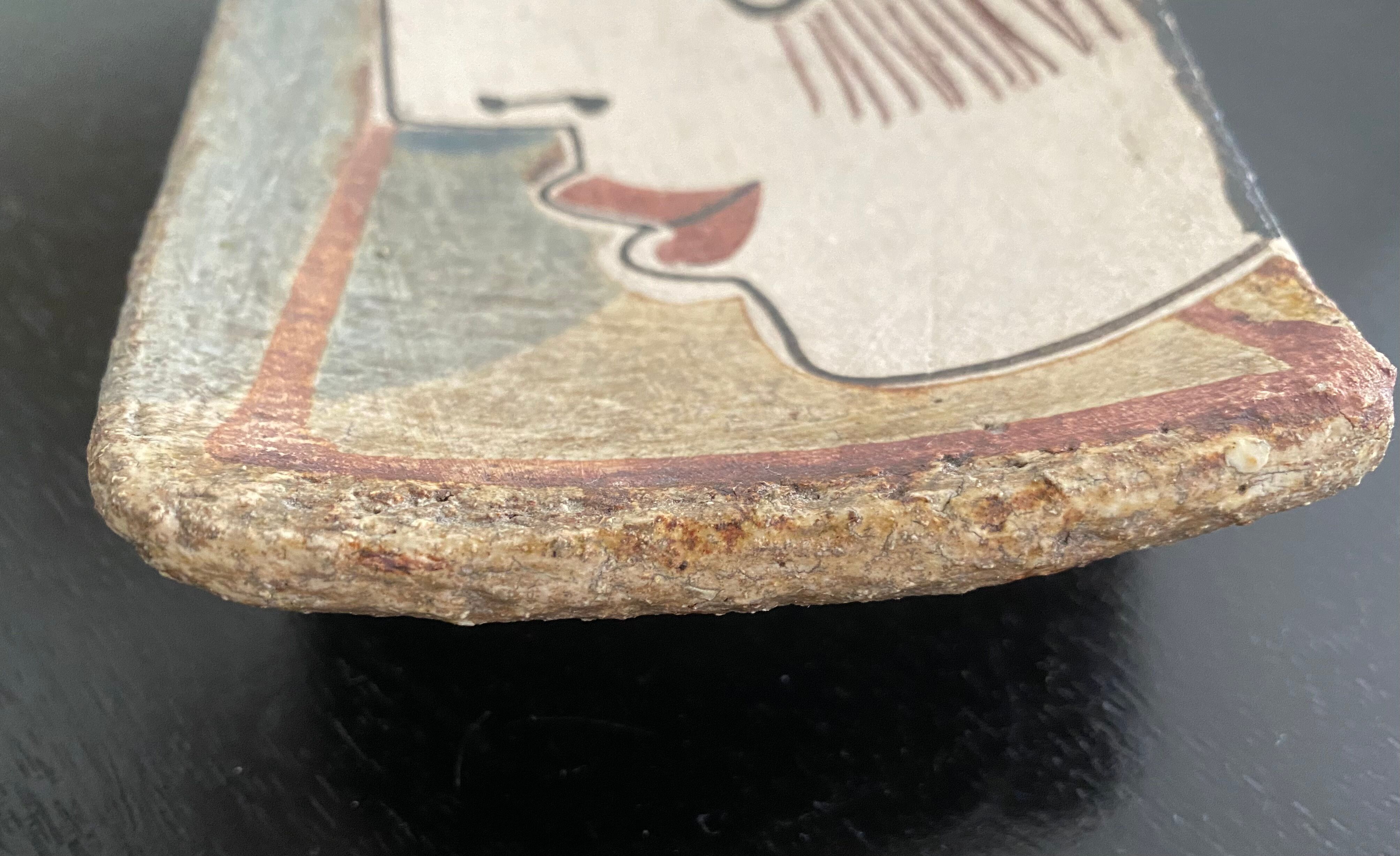 Terracotta cup contemporary pattern