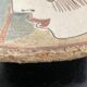 Terracotta cup contemporary pattern