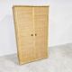 Rattan and bamboo wardrobe by Dal Vera, 1960s