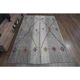1970s Vintage Turkish Oushak Handmade Wool Cotton Gray Area Rug 200x316