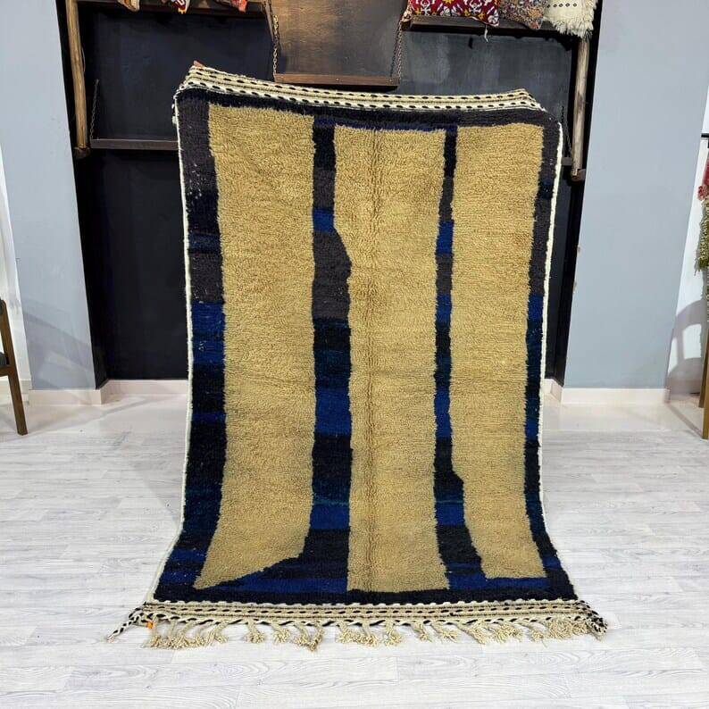 Large handmade wool rug