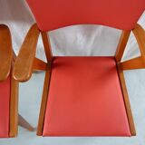 Pair of 50s bridge chairs