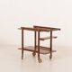 Teak bar cart, serving trolley, 1960s
