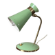 Lampe cocotte diabolo verte design années 60