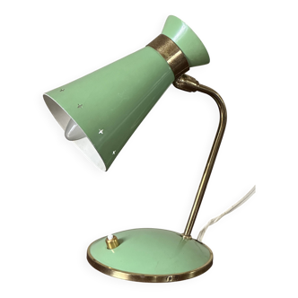 Lampe cocotte diabolo verte design années 60