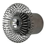 Applique spirale chromée Philippe Rogier pour Oxar France années 70