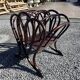 Thonet curved wood magazine rack Art Nouveau