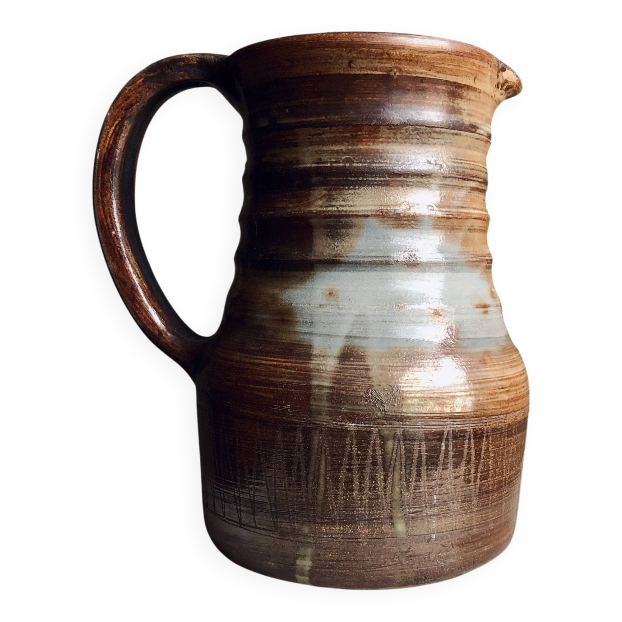 Handcrafted pitcher "The Potter's House" 1960-70