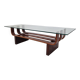 Table basse en teck élégante des années 60 par James Brown pour T.H. Brown, années 1970.