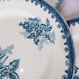 4 flat plates from St Amand, Margot model