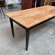 Table de ferme pieds fuseaux