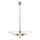 Italian Brass Pendant Lamp, 1950s