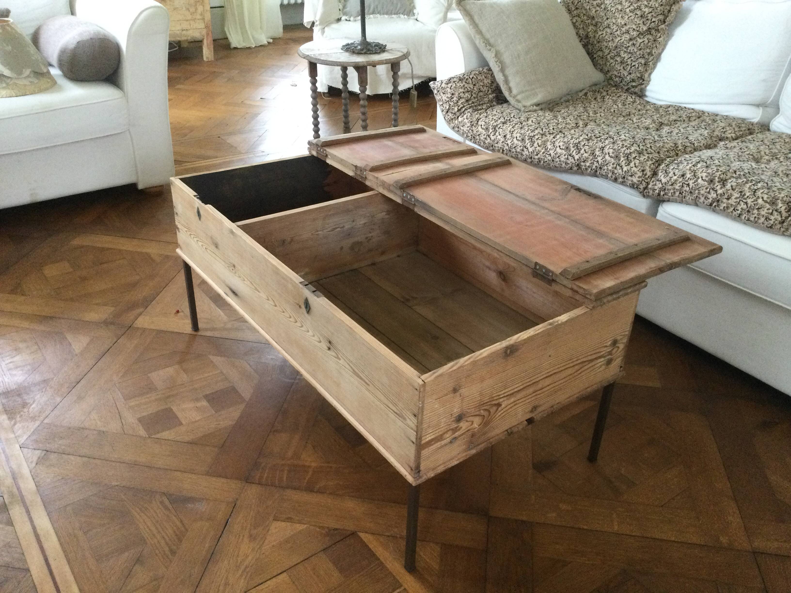 Old pine coffee table