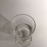 Set of 6 liqueur glasses, engraved, early 20th century