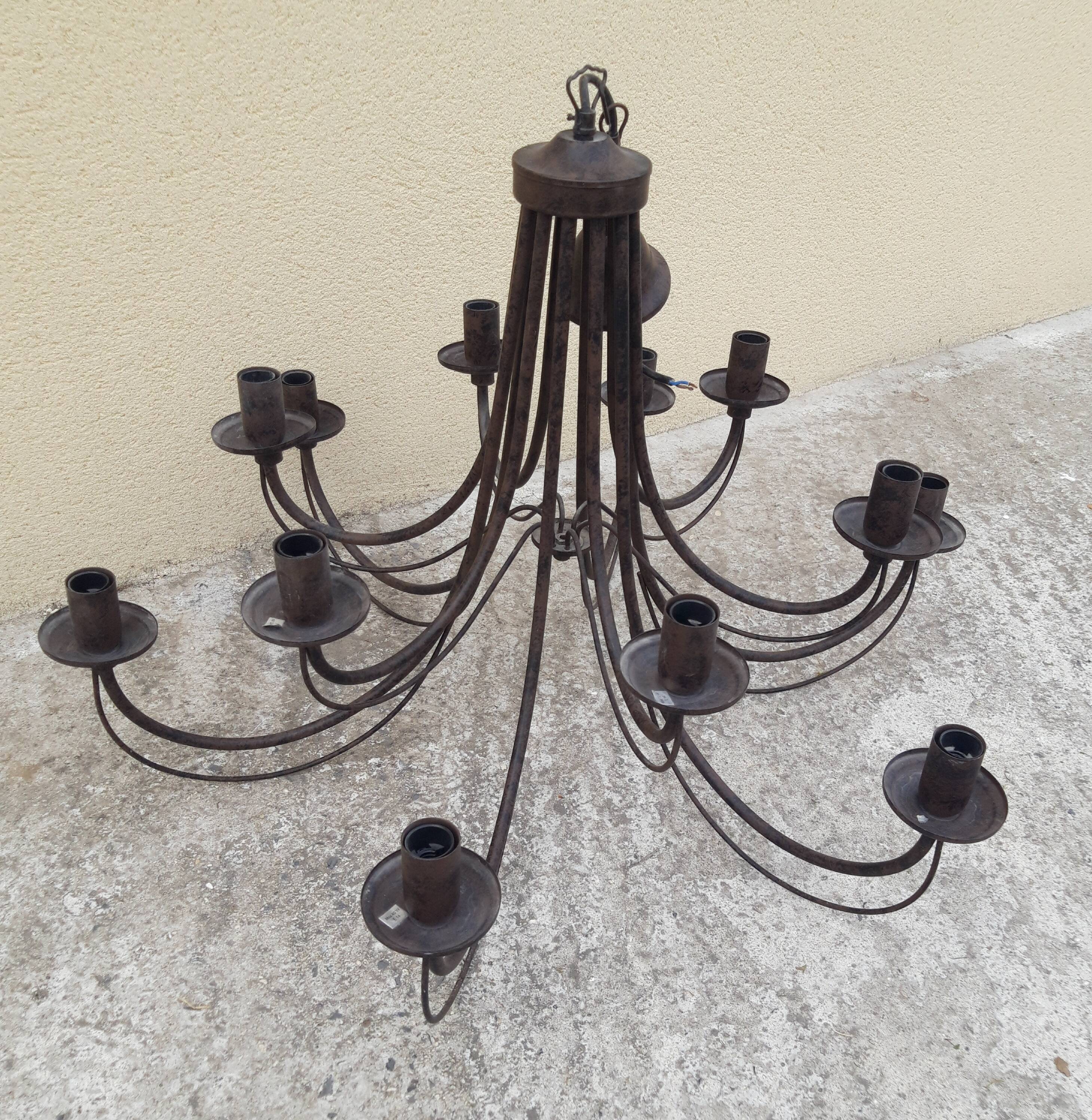 Baroque style chandelier