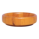 Small round wooden bowl