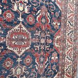 Large vintage rug Chobi Afghan handmade 274x404 cm