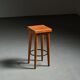 High stool by Christian Durupt, Méribel, circa 1960