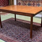 70s English teak table with a butterfly extension