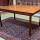 Table anglaise des années 70 en teck avec une allonge papillon