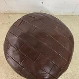 VINTAGE PATCHWORK OTTOMAN / FOOTREST