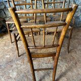 Cane bistro chairs