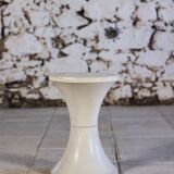White Tam Tam stool by Henri Massonnet for Stamp, 1970