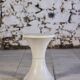 Tabouret Tam Tam blanc par Henri Massonnet pour Stamp, 1970