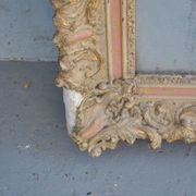 Mirror in gold stucco and glass mercury 91x126cm