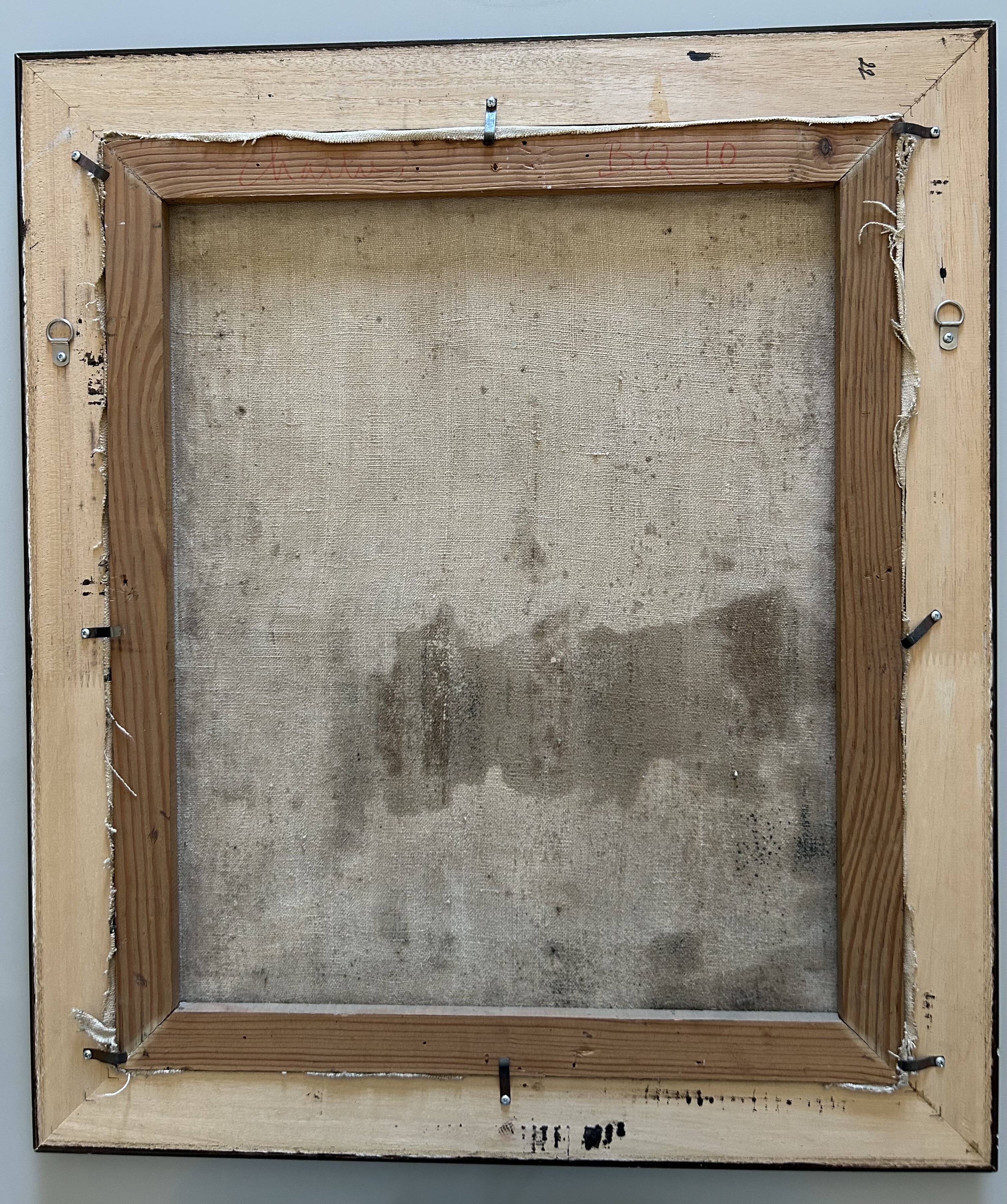 Gaston Delpard – Huile sur toile signée – Vue d’église