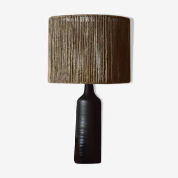 Rope and sandstone lamp