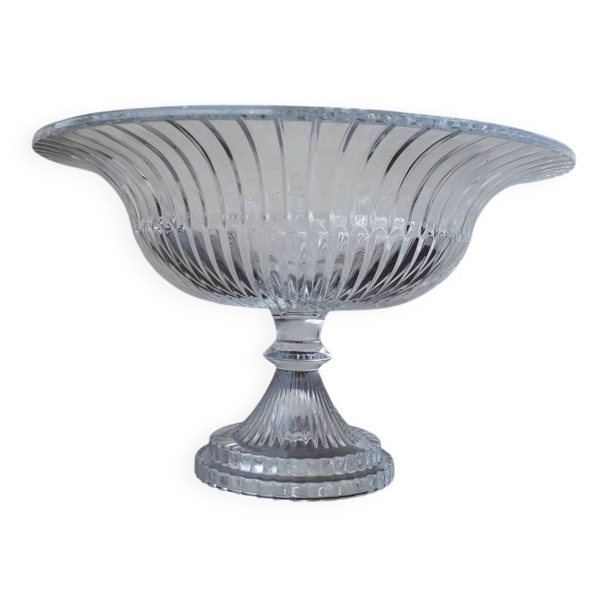 Glass coupe on a stand