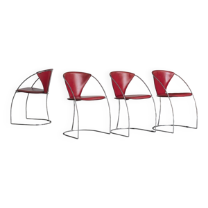 Lot 4 chaises salle - design
