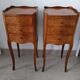 Pair of old bedside tables