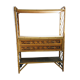 Rattan shelf