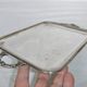 Serving tray with liqueur or other silver metal old art nouveau hallmark