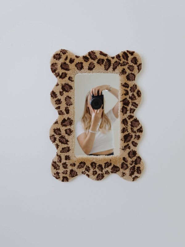 Miroir ondulé léopard